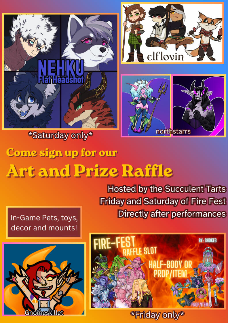 FRIDAY & SATURDAY RAFFLE