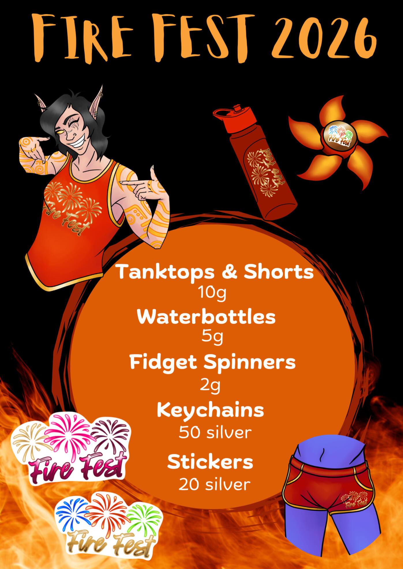 Fire Fest 2025 Merch